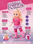 Boneca Patinadora Diversas Cores