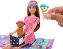 Barbie Family Festa do Pijama com Cachorrinh Unida