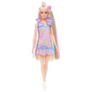 Barbie Fashion Boneca Loira Penteado Colorido Unid