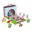 Caixa Divertida Castelo da Princesa - Bonecas de Madeira - Tooky Toy