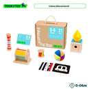 Caixa Educacional - 0 a 6 meses - 6 Brinquedos em 1 - Tooky Toy