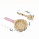 Kit Minicozinha Terracotta - 3 conjuntos (panela, frigideira e prato) - Lume Brinquedos