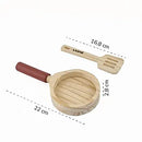 Kit Minicozinha Terracotta - 3 conjuntos (panela, frigideira e prato) - Lume Brinquedos